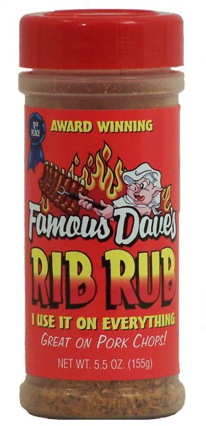 Famous Dave's rib rub 5.5 ounce
