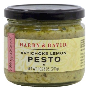 Harry and David pesto, artichoke lemon 10.25 ounce