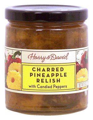 Harry and David charred pineapple relish with candied peppers 9 ounce