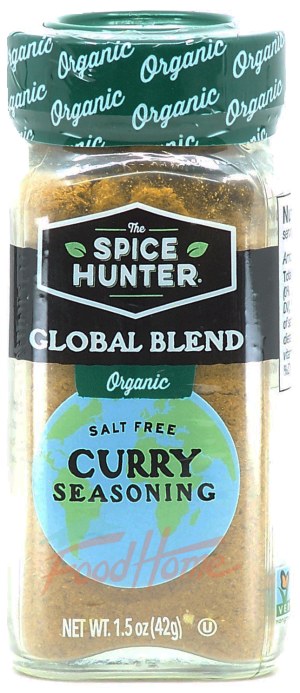 Spice Hunter Global Blend organic curry seasoning, salt free 1.5 ounce