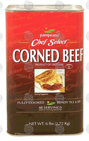 pampeano Chef Select corned beef, fully cooked 1 pound