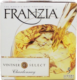 Franzia Vintner Select chardonnay wine of California, 12% alc. by vol. 5