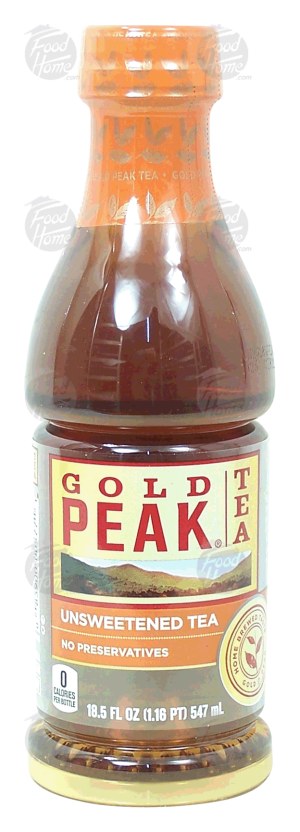 Gold Peak unsweetened tea 18.5 fluid ounce