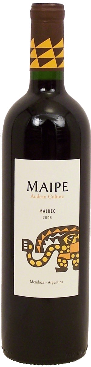 Maipe Andean Culture malbec wine of Mendoza - Argentina, 14% alc. by vol. 750 milliliter