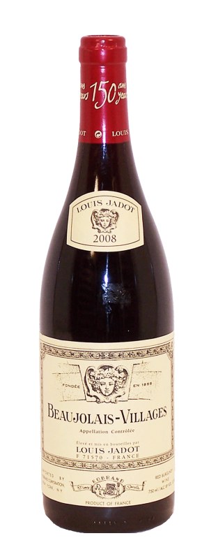Louis Jadot beaujolais - villages, appellation controlee, red burgundy table wine, 12.5% alc./vol. 750 milliliter