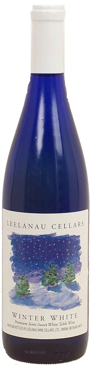 Leelanau Cellars Winter White premium semi-sweet white table wine of Northern Michigan 750 milliliter
