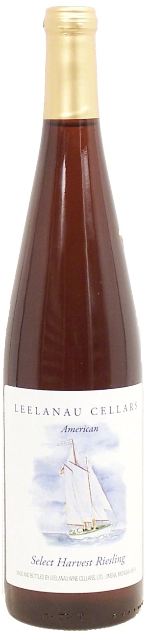 Leelanau Cellars American Select Harvest; riesling wine of Northern Michigan, 11% alc. by vol. 750 milliliter
