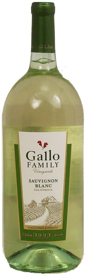 Ernest & Julio Gallo Vineyards sauvignon blanc of California, 13% alc. by vol. 1.5