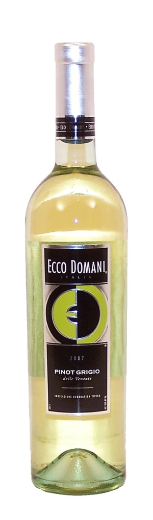 Ecco Domani pinot grigio, italy, 12% alc./vol. 750 milliliter