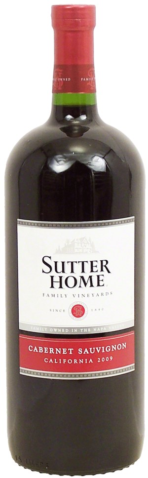 Sutter Home california cabernet sauvignon, 12.5% alc. by vol. 1.5