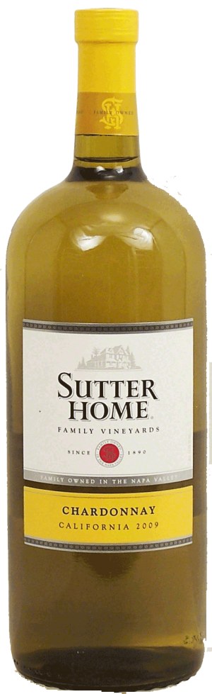 Sutter Home Family Vineyards chardonnay wine of California, 13% alc. by vol. 1.5