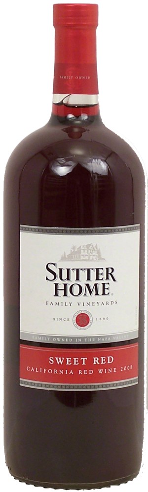 Sutter Home Family Vineyards sweet red wine of Napa Valley California, 12.5% alc. by vol. 1.5