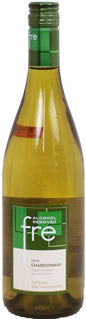 Sutter Home Fre chardonnay grape beverage, alcohol removed 750 milliliter
