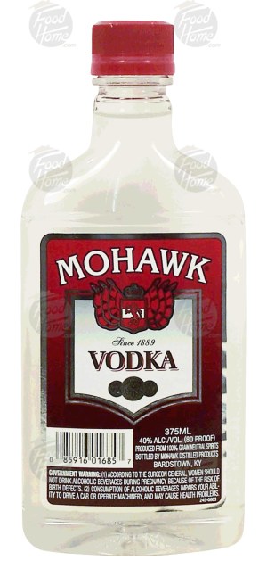 Mohawk vodka, 40% alc. by vol. 375 milliliter