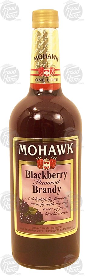 Mohawk blackberry flavored brandy, 30% alc. by vol. 1