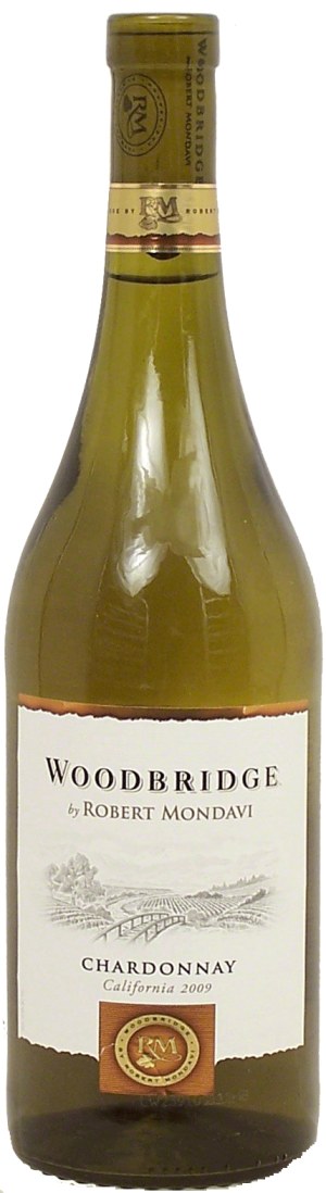 Woodbridge by Robert Mondavi chardonnay wine of California, 13.5% alc. by vol. 750 milliliter