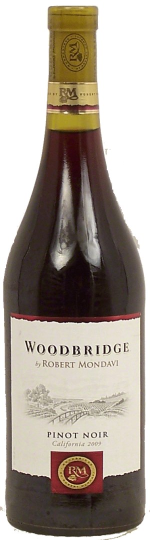 Woodbridge by Robert Mondavi pinot noir wine of California, 13% alc. by vol. 750 milliliter