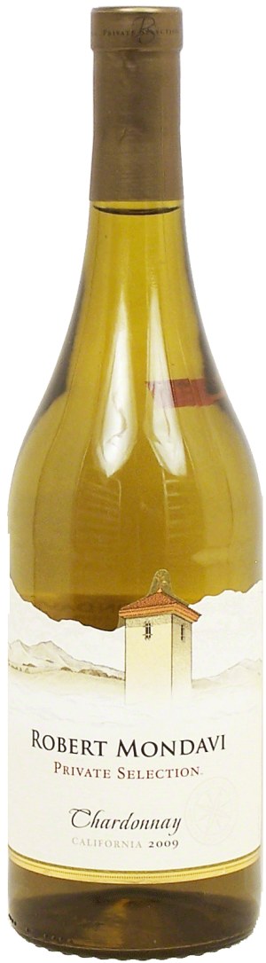 Robert Mondavi Private Selection chardonnay wine of California, 13.5% alc. by vol. 750 milliliter