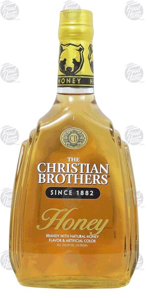 Christian Brothers brandy with natural honey flavor, 35% alc. by vol. 750 milliliter