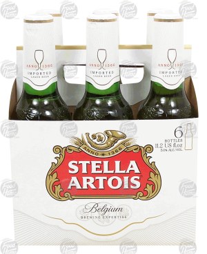 Stella Artois Lager Beer 11.2 Oz 6 pack