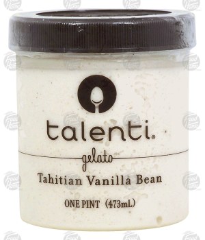 talenti No. 2 gelato, Tahitian vanilla bean 1 pint