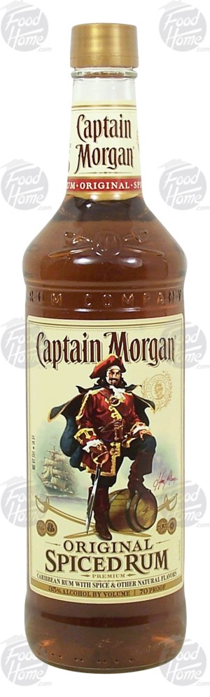 Captain Morgan Original caribbean spiced rum, 35% alc. by vol. 750 milliliter