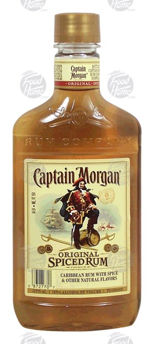 Captain Morgan Original spiced rum, 35% alc. by vol. 375 milliliter