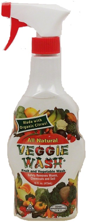 Veggie Wash fruit & vegetable wash, safely removes waxes, chemicals and soil 16 fluid ounce