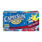 CapriSun wild cherry flavored juice beverage, 10 6-fl. oz. pouches, 10% juice 60 fluid ounce