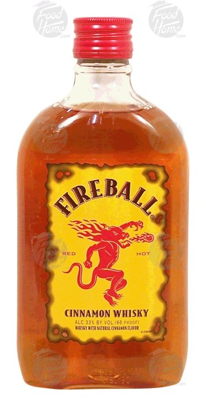 Fireball cinnamon whisky, 33% alc. by vol. 375 milliliter