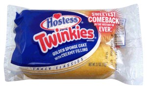 Hostess Twinkies golden sponge cake with creamy filling, 2-pack 2.7 ounce