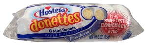 Hostess donettes mini powdered donuts, 6-pack 3 ounce