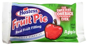 Hostess apple fruit pie, real fruit filling 4.5 ounce