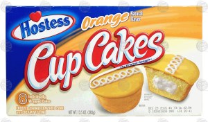 Hostess orange cup cakes with creamy filling, 8-individually wrapped 13.5 ounce