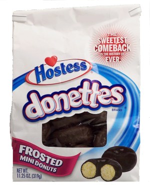 Hostess donettes frosted mini donuts 11.25 ounce