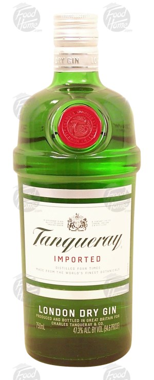 Tanqueray london dry gin, distilled four times 750 milliliter