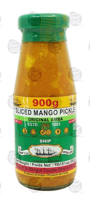 Ship Brand Original Amba sliced mango pickles 900 gram