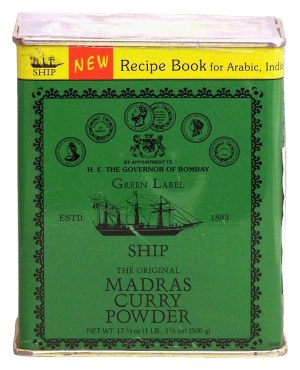 Ship Brand Green Label madras curry powder, original 500 gram
