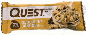 Quest Bar chocolate chip cookie dough protein bar 2.12 ounce