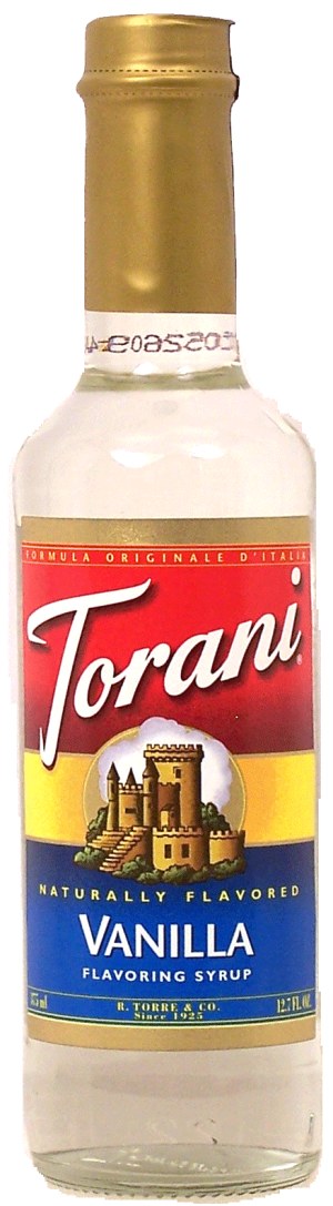 Torani vanilla flavoring syrup 12.7 fluid ounce