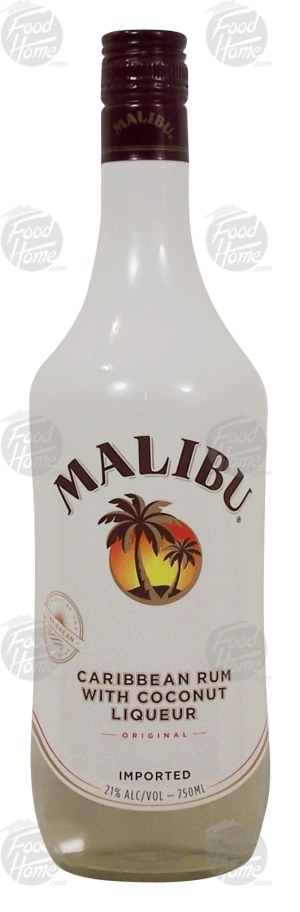 Malibu caribbean rum with coconut liqueur, 21% alc. by vol. 750 milliliter