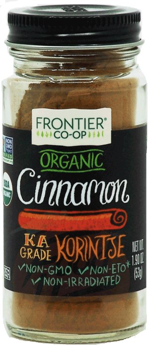 Frontier Brand Co-Op cinnamon, ground, organic, korintje 1.9 ounce