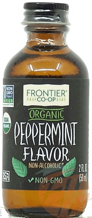 Frontier Co-op Organic peppermint flavor, non-alcoholic 2 fluid ounce