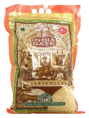 India Gate Sella basmati rice 10 pound
