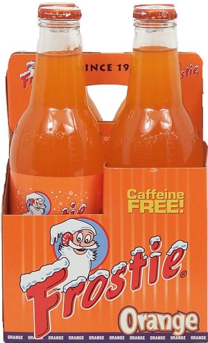 Frostie orange flavor soda, caffeine free, 12-fl. oz. 4 pack