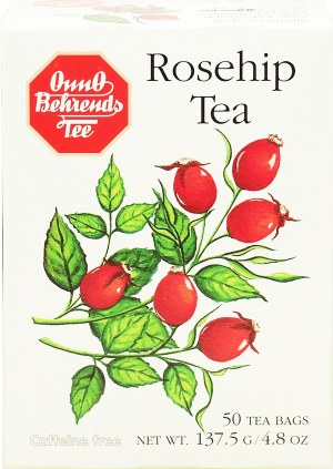 OnnO Behrends Tee rosehip tea, 50-tea bags, caffeine free 4.8 ounce