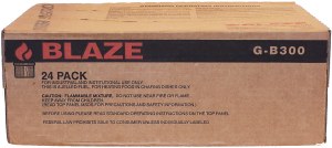 Blaze jelled fuel for heating food in chafing dishes 24 count