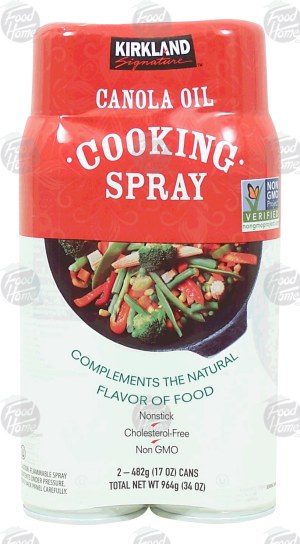 Kirkland Signature cooking spray, canola oil, 17-oz. cans 2 pack