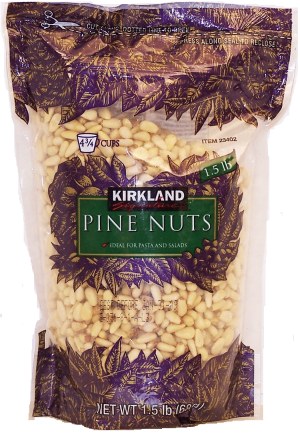 Kirkland Signature pine nuts, ideal for pasta and salads 1.5 pound