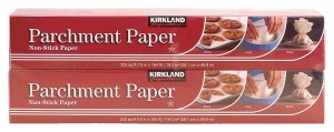Kirkland Signature parchment paper, non-stick, 205 sq. ft. roll in dispenser box 2 count